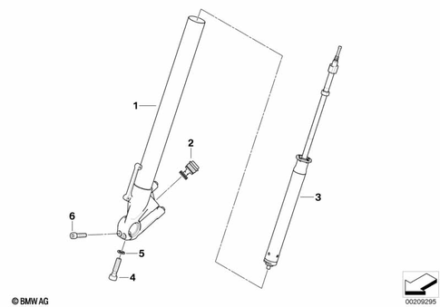 Telescopic Forks, Telelever for 2014 BMW-Motorrad HP4 #3