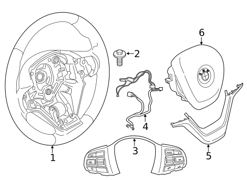 Steering Wheel & Trim for 2018 BMW X6 #2