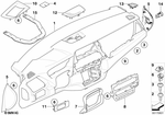 51456967483 - : Trim Piece For Head-Up Display for BMW Image