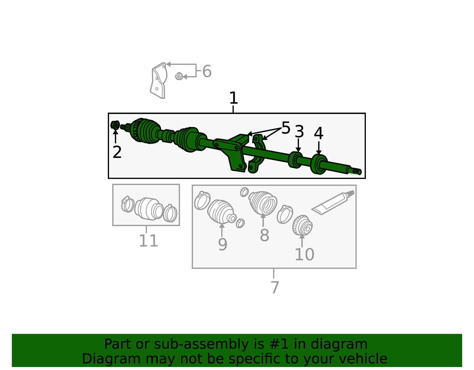 2001-2004 Volvo Axle Assembly - Passenger Side (RH) 36050315 ...