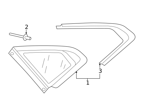 Glass & Hardware for 2020 Volkswagen Arteon #0