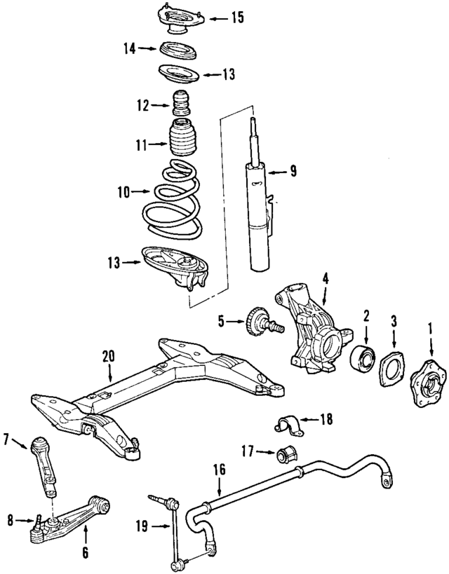 99734104294 - Suspension: Suspension Control Arm for Porsche Image