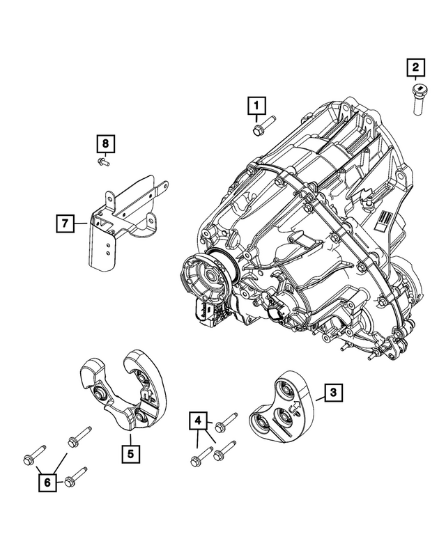 « 68425881AA – Transfer Case and Power Transfer Unit : Event Tuyau pour Mopar Image »