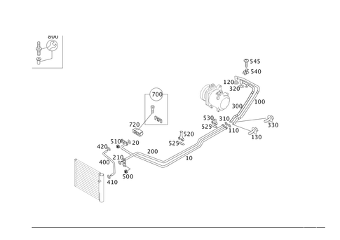Refrigerant Line Arrangement for 2019 Smart EQ fortwo #0