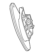 LR028873 - Steering: Shift Paddle for Land Rover: Discovery, Discovery Sport, Range Rover, Range Rover Evoque, Range Rover Sport, Range Rover Velar Image