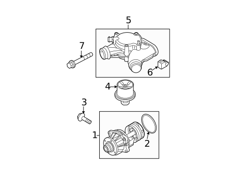 Water Pump for 2009 BMW M3 #0