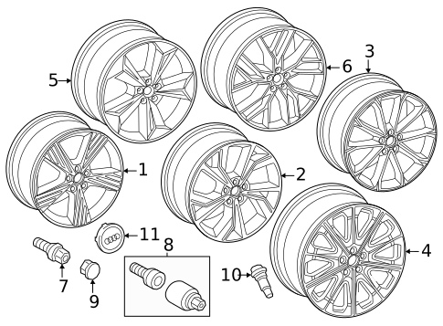 Wheel for 2023 Audi Q4 e-tron #0
