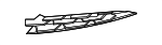 863B5L3000 - : Outer Grille for Kia Image