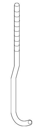 31513SEFG00 - : Hold Down Bolt for Honda Image