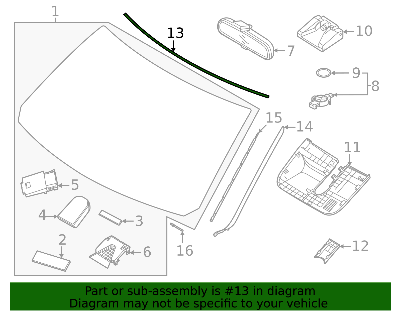 2020-2025 Hyundai Palisade Upper Molding 86121-S8000 | OEM Parts Online
