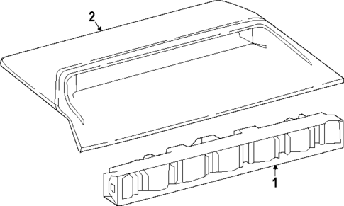 High Mounted Stop Lamp for 2025 Lexus IS300 #0