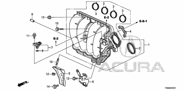 Intake Manifold (2.4L) (1) for 2015 Acura ILX #0