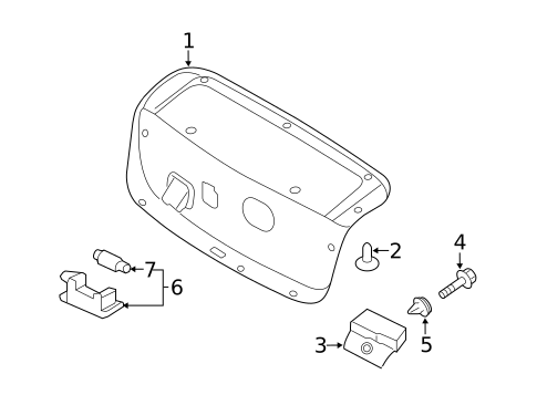 Interior Trim - Trunk for 2016 Kia Optima #0