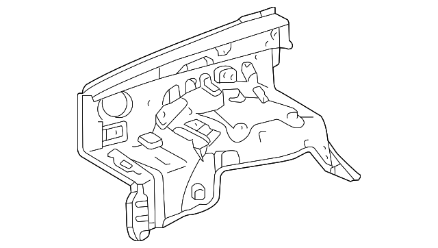 1995-2004 Toyota Front Left Driver Fender Apron Assembly Tacoma