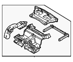 99150196107GRV - Body: Rear Floor Pan for Porsche Image
