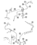 5104488AA - Air Conditioning &amp; Heater: Hose for Dodge: Sprinter 2500, Sprinter 3500 Image