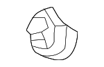 PAF909664 - Suspension: Suspension Shock Absorber Nut for Porsche Image