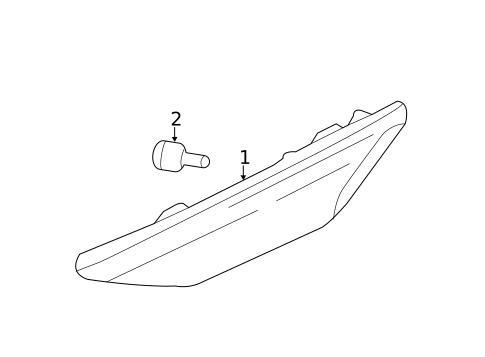 Side Marker Lamps for 2018 Porsche Cayenne #0