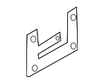 8D0201827C - Emission System: Bracket for Audi Image