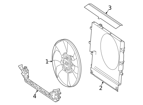 Cooling Fan for 2022 Mercedes-Benz Sprinter 2500 #0