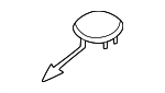 982807499AG2X - Body: Tow Eye Cap for Porsche Image
