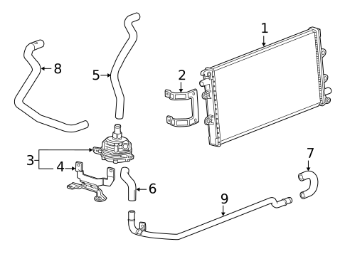 Intercooler for 2014 Cadillac CTS #1