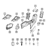 6NE88NCCAA - Interior Trim: Gear Shift Indicator Bezel for Mopar Image