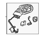 2178100101 - Body: Mirror Assembly for Mercedes-Benz Image