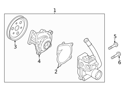 Water Pump for 2025 Kia K5 #0