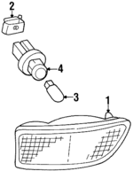 33851SW5A01 - : Side Marker Lamp for Acura Image