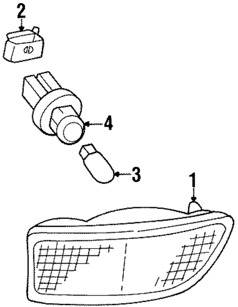 Side Marker Lamps for 1997 Acura TL #0
