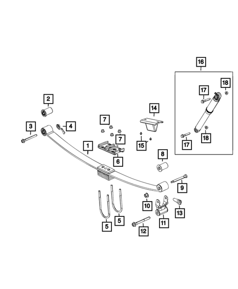 Rear Suspension and Cradle for 2022 Ram 3500 #3