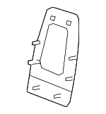20926190 - Body: Seat Back Panel for Cadillac: Escalade EXT | Chevrolet: Avalanche, Silverado 1500, Silverado 2500 HD, Silverado 3500 HD | GMC: Sierra 1500, Sierra 2500 HD, Sierra 3500 HD Image