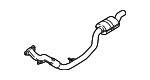 8W0253350S - : Front Pipe for Audi: S4, S5, S5 Sportback Image