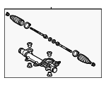 4425004041 - Steering: Steering Gear for Toyota: Tacoma Image