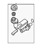 46010ET000C - Body: Master Cylinder for Nissan: Sentra Image