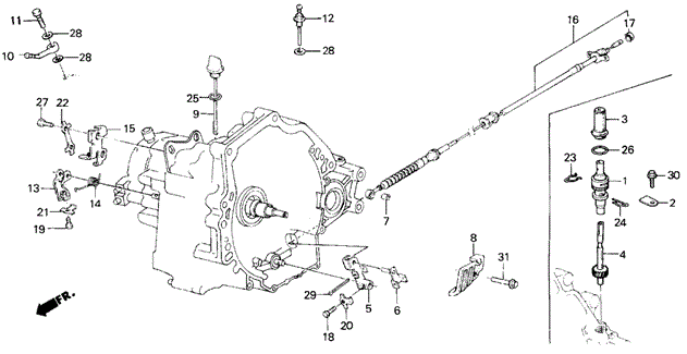 AT Speedometer Gear ('86-'87) for 1987 Honda Civic #0