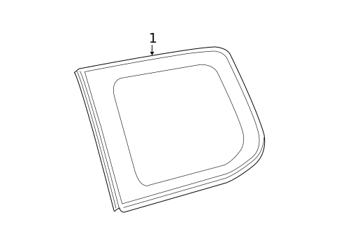 Glass & Hardware for 2013 Lexus LX570 #0