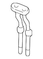 12458477 - HVAC: Tube for Chevrolet: Venture | Pontiac: Montana, Trans Sport Image