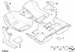 51477265950 - : Floor Trim Cover, Front for BMW Image