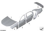 41619628638 - Bodywork: Aluminium Engine Hood for BMW Image