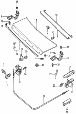 83410672000ZZ - : Hinge, Trunk for Honda Image