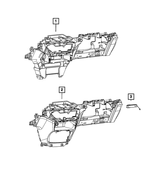 Instrument Panel for 2023 Chrysler Pacifica #4