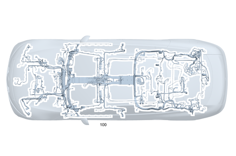 Frame Floor System Main Wiring Harness for 2024 Mercedes-Benz EQE 500 #0