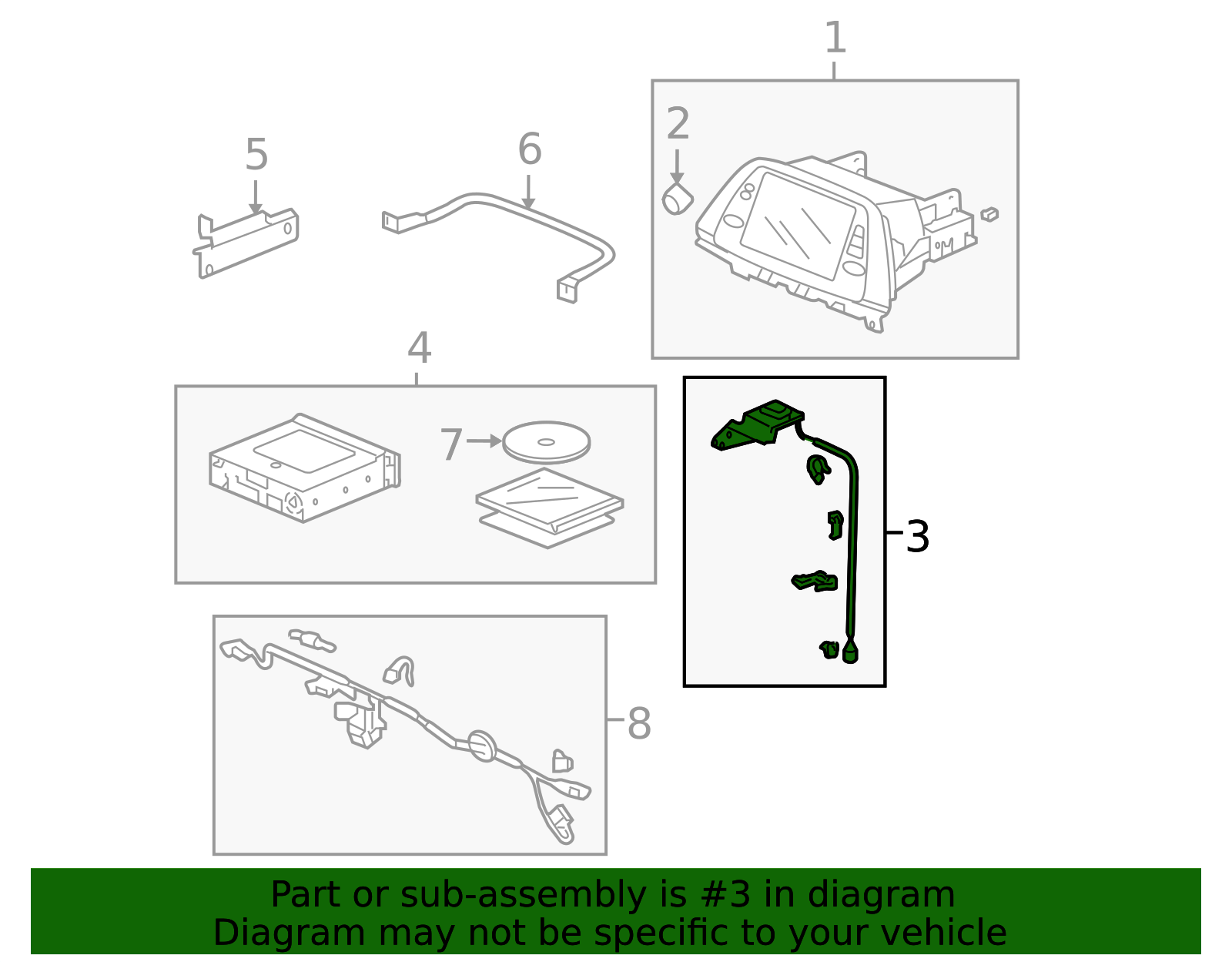 39835-SHJ-A02 - GPS Antenna 2008-2010 Honda Odyssey | Honda Parts Online