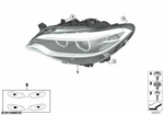 63117304473 - Lighting: Headlight Left for BMW Image