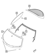 4865461AF - : Windshield for Mopar Image