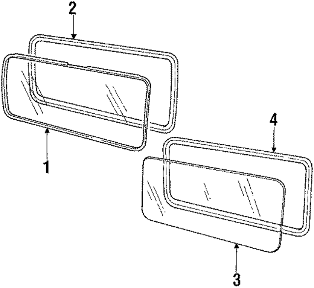 4354947 - Body: Weatherstrip for Mopar Image