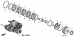 22537PX4003 - Transmission - Automatic: SPRING, CLUTCH DISK (L-H) (NIPPON HATSUJO) for Honda Image