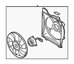253801E500 - : Fan Assembly for Hyundai Image